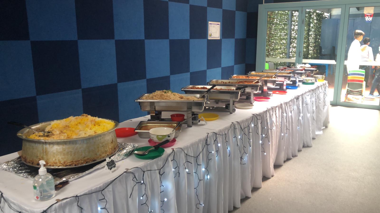 Catering spread from Subbu’s Kitchen